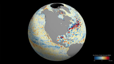 NASA revela mapa de casi toda el agua que hay en la Tierra.