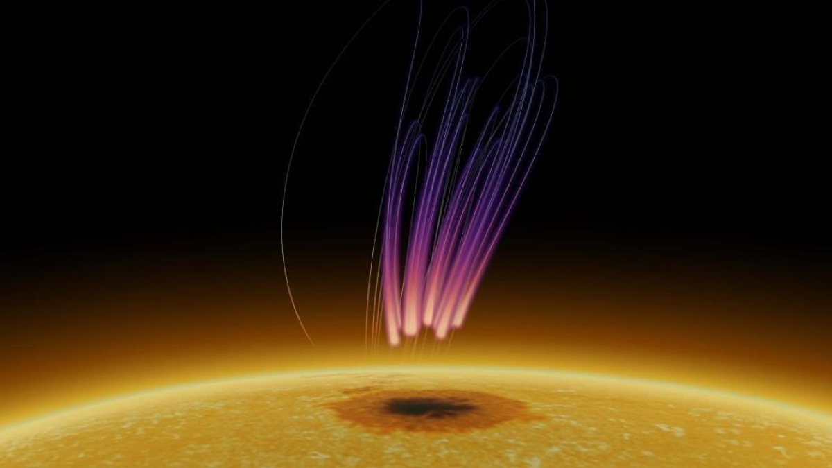 ¿Auroras en el Sol? Así se ven las espectaculares emisiones de radio