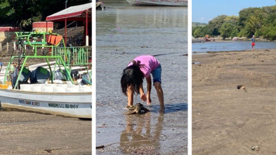 Cañón del Sumidero en Chiapas no es navegable por bajos niveles de agua en Río Grijalva