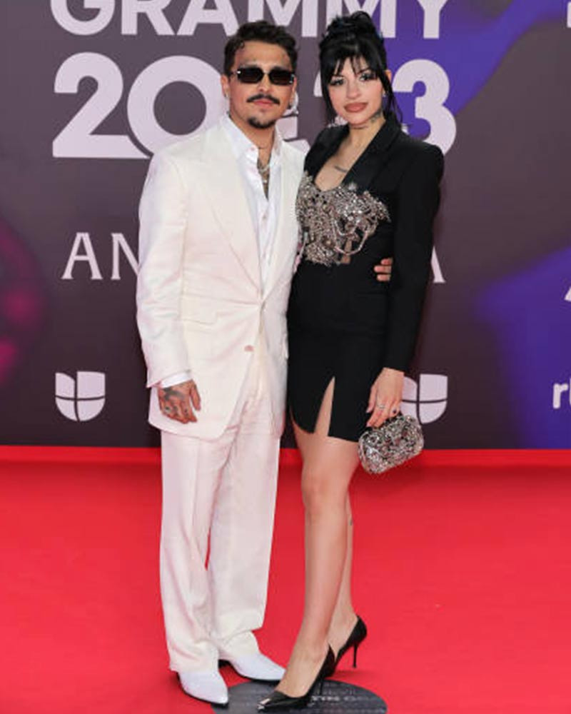 Christian Nodal Cazzu mejores looks latin grammy alfombra roja