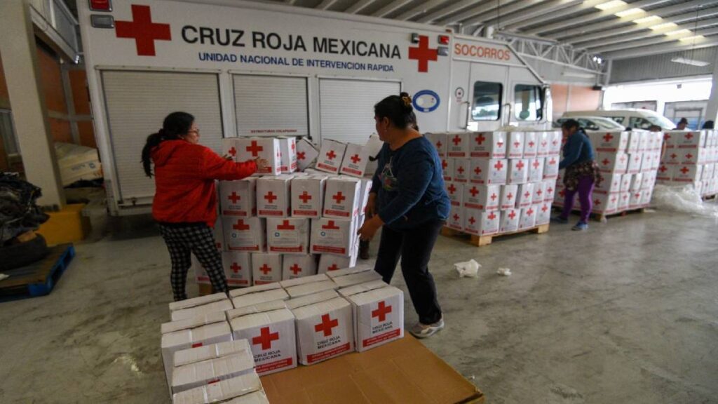 Cruz Roja Mexicana cierra centros de acopio