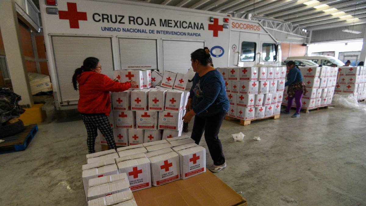 Cruz Roja Mexicana cierra centros de acopio para ayuda a Acapulco por el paso de Otis, agradece apoyo