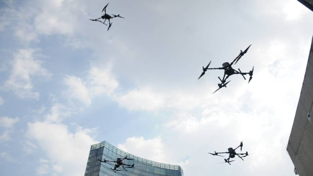 Drones de la SSC de la CDMX