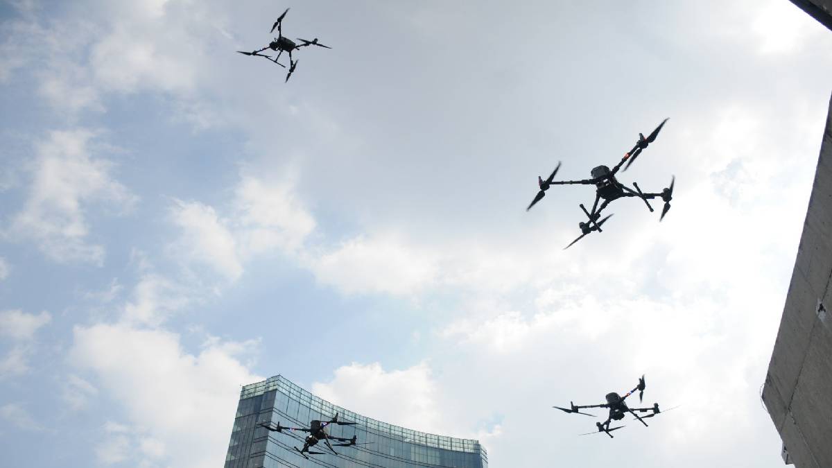 Drones de la Policía ayudan a vigilar la CDMX