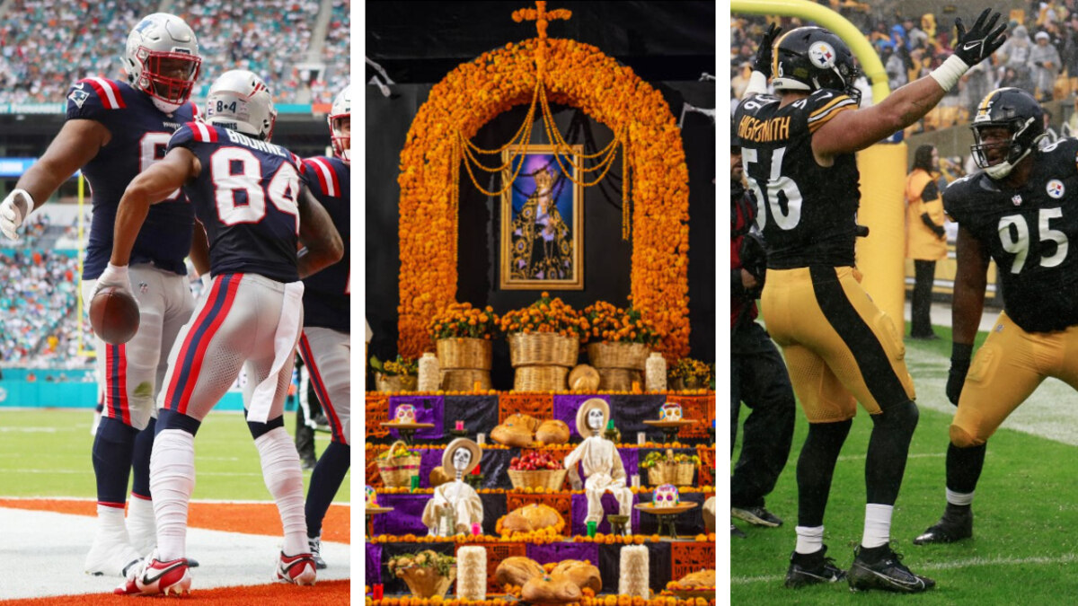Steelers, Patriots, Cowboys y otros equipos de la NFL celebran el Día de Muertos
