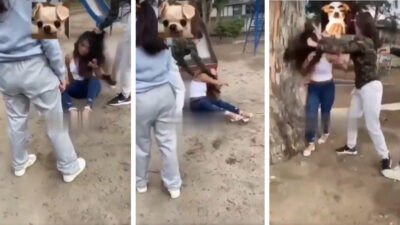 alumnas de secundaria golpean y azotan a compañera en Puebla