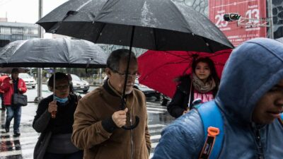 Frío y lluvias en CDMX