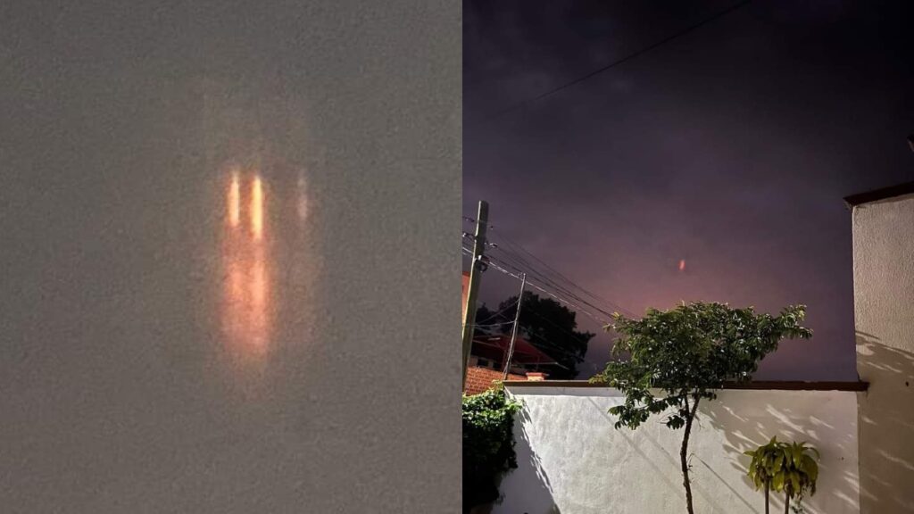 Guanajuato: sorprenden luces rojas en el cielo de Irapuato y La Sauceda