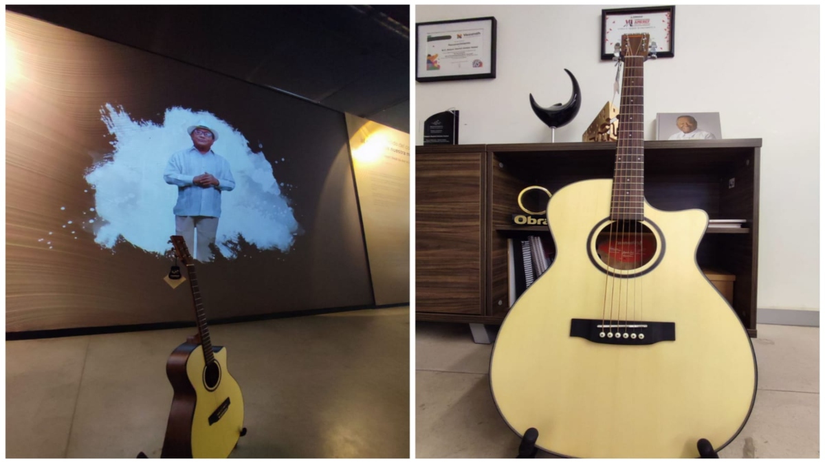  “Curandera”, la guitarra de Alejandro Sanz, será exhibida en Mérida