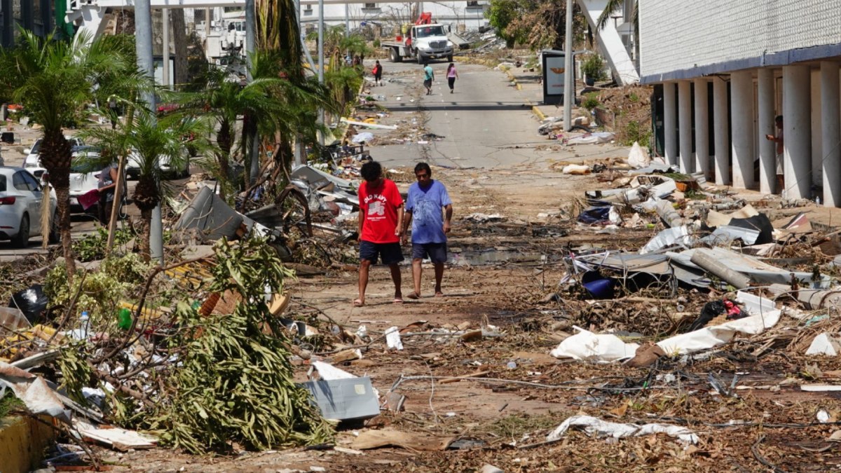 Ya son 47 las personas muertas tras impacto de huracán Otis en Acapulco