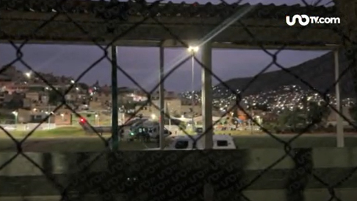 Video: Concluye audiencia del “Nini” y lo trasladan en helicóptero, presuntamente al Penal del Altiplano