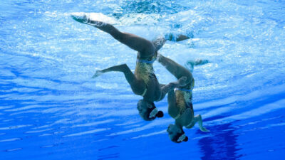 Nuria Diosdado y Joana Jiménez se llevan el oro en duetos de natación artística de los Juegos Panamericanos Santiago 2023