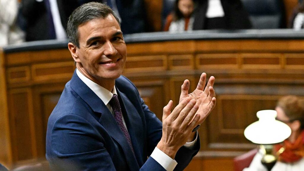Pedro Sánchez fue reelegido este jueves presidente del Gobierno español por el Congreso
