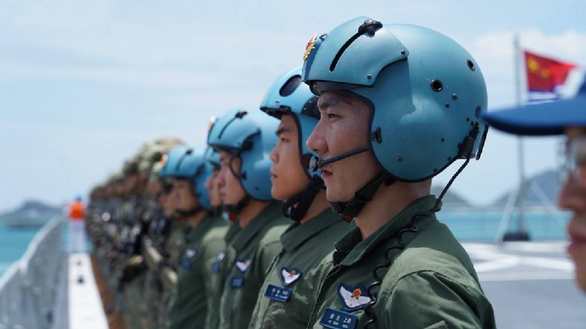 ¿Cuál es el método de China para selección de pilotos en portaaviones?
