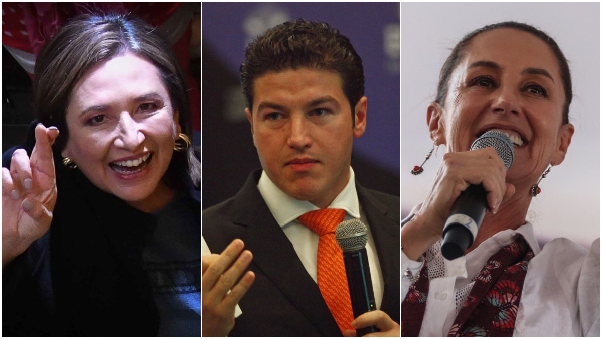 Arrancan precampañas electorales de Samuel García, Xochitl Gálvez  y Claudia Sheinbaum