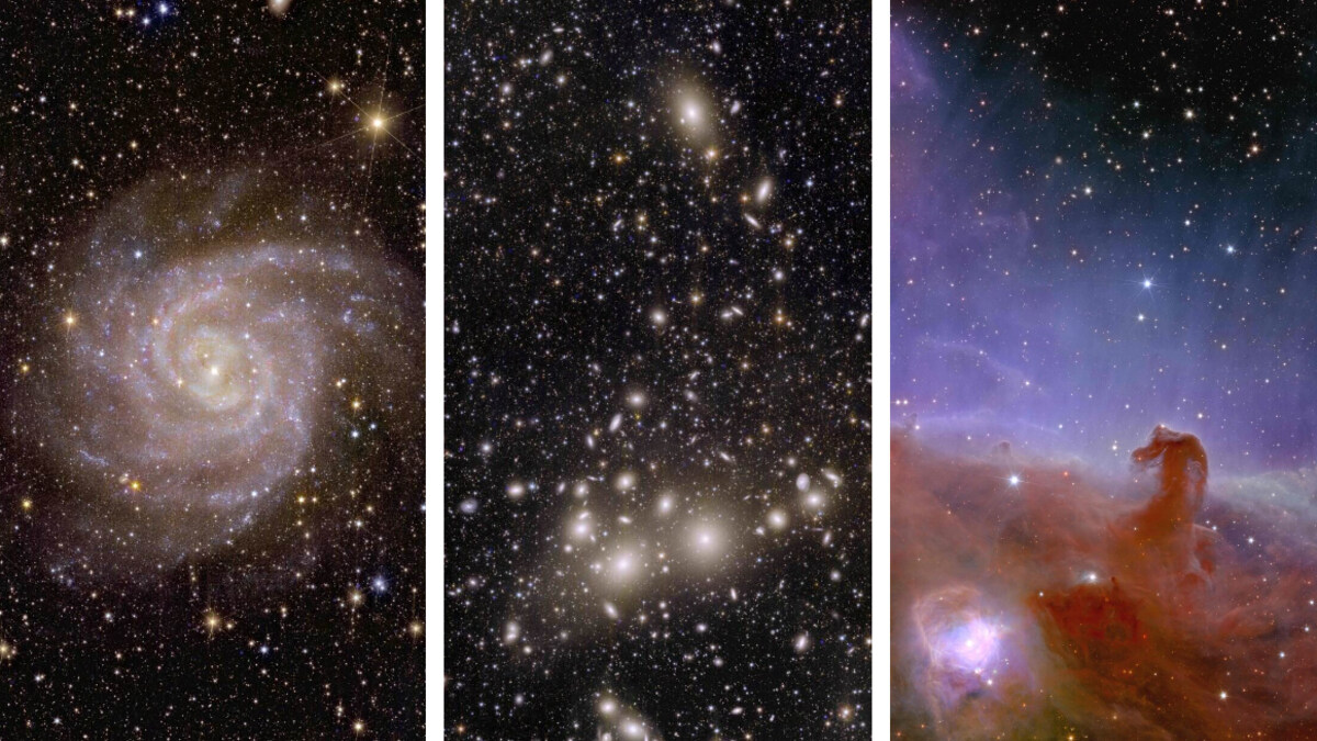 Revelan las primeras e impresionantes imágenes del telescopio Euclid sobre el universo oscuro