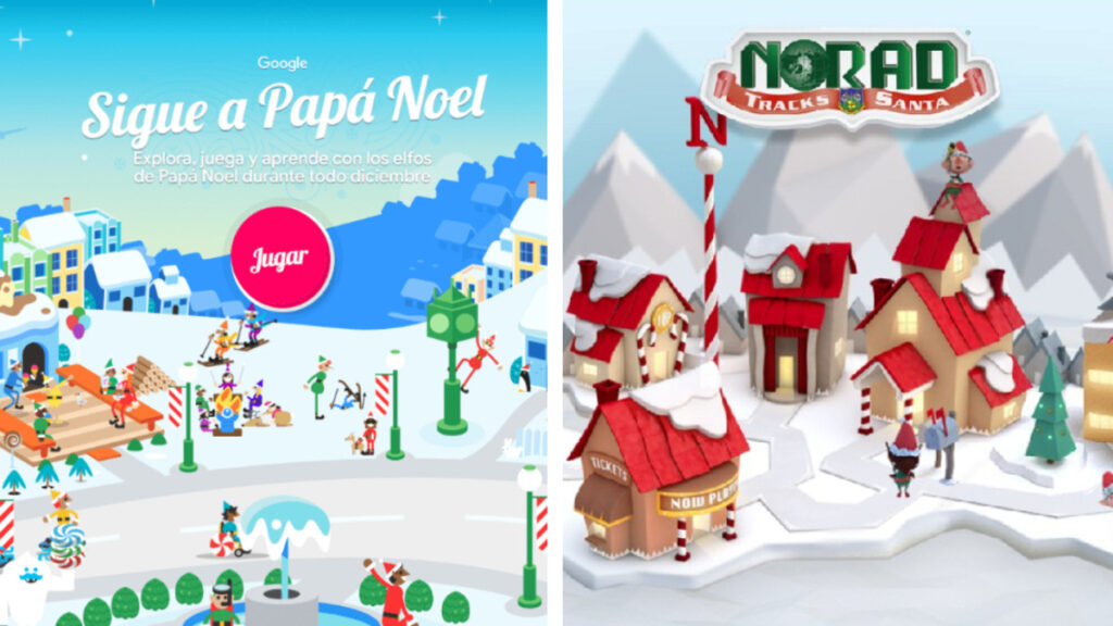 Sigue el camino de Santa Claus desde tu celular con "Santa Tracker" de Google y "NORAD Tracks Santa"