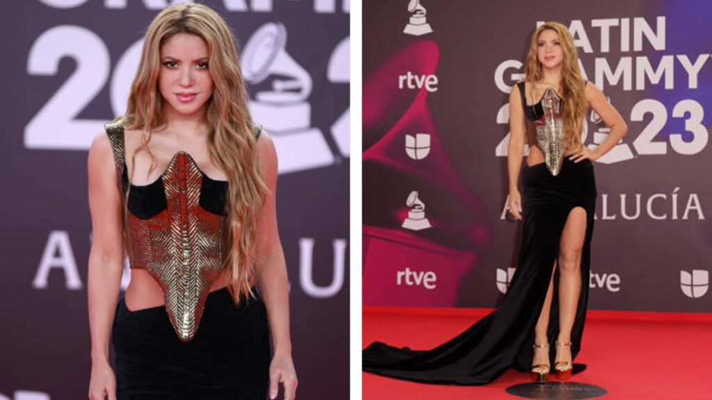 Shakira mejores looks alfombra roja Latin Grammy 2023