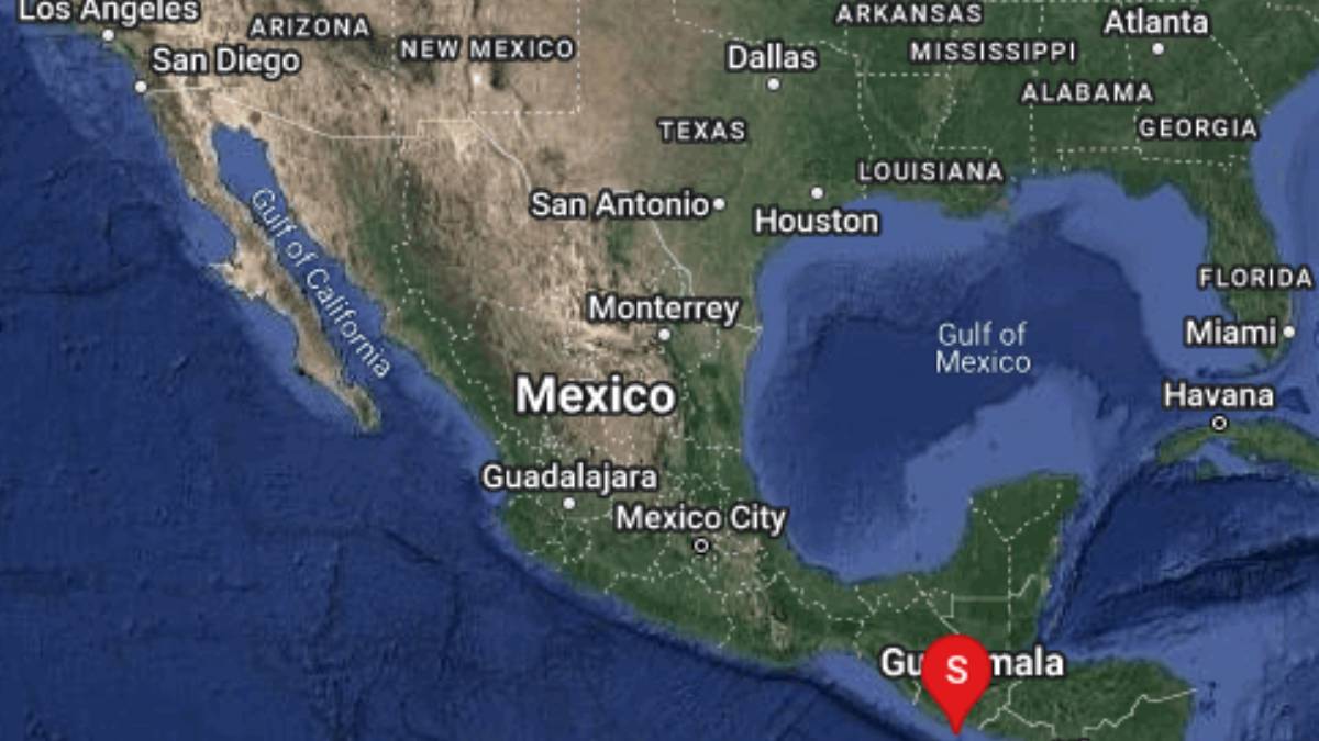 Se registra sismo de magnitud 5.6 en Ciudad Hidalgo, Chiapas
