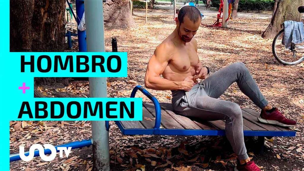 Rutina de ejercicio para abdomen y hombros