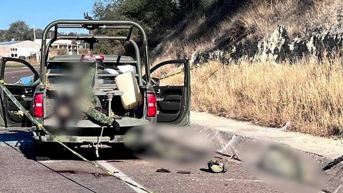Mueren 3 militares en enfrentamiento armado en Teocaltiche, Jalisco