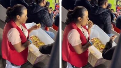 Vendedora Estadio Palomitas