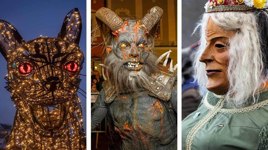 12 monstruos y criaturas siniestras de la Navidad