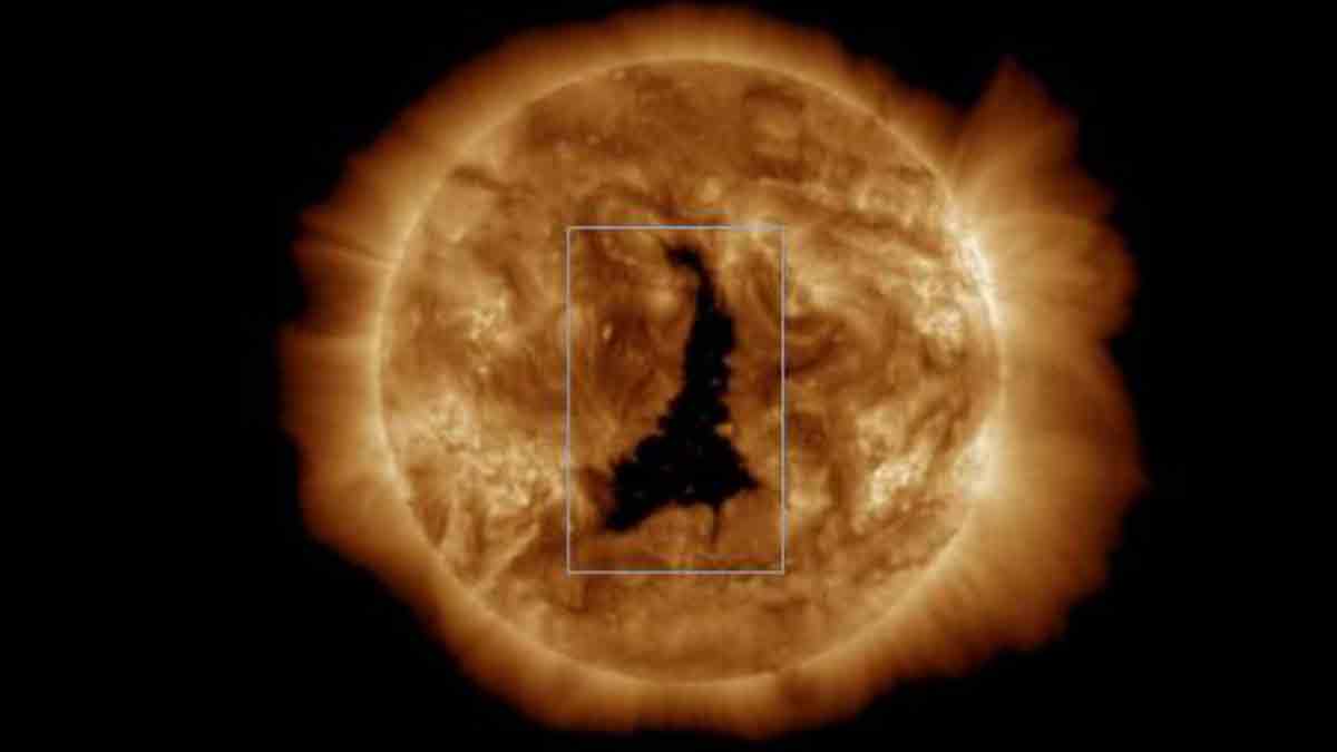 Un agujero en el Sol, 60 veces más ancho que la Tierra, provocó una poderosa tormenta solar