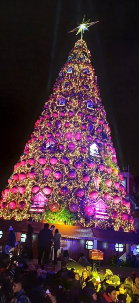 Árbol de Navidad en Hidalgo