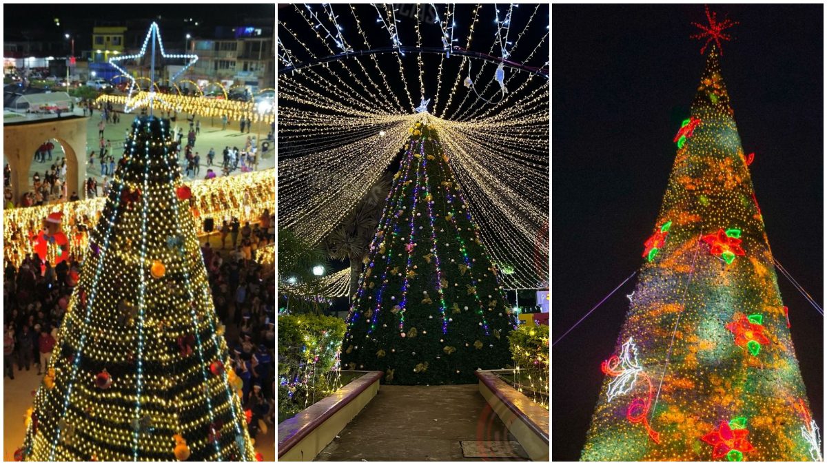 Veracruz celebra la Navidad con árboles, luces, villas navideñas y pistas de hielo
