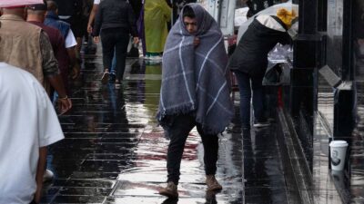 Bajas temperaturas y lluvias en México