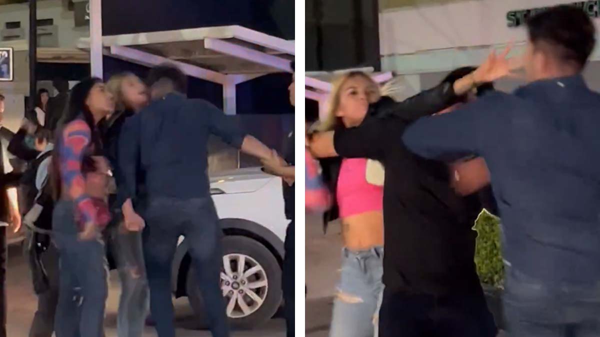 ¡Barbaján! Hombre le da un cabezazo a una mujer durante una pelea en Paseo Tec, Monterrey