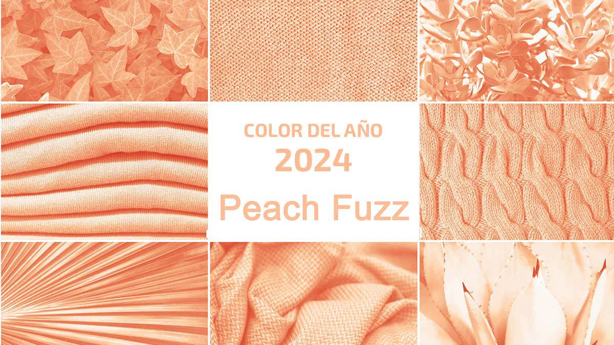 Peach Fuzz es el color del año 2024, según Pantone