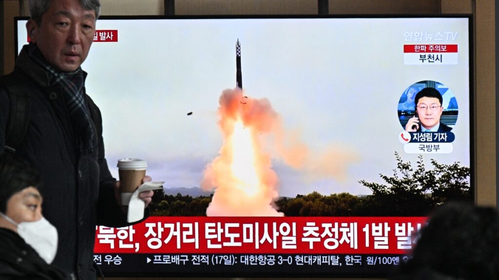 Corea del Norte dispara misil de corto alcance