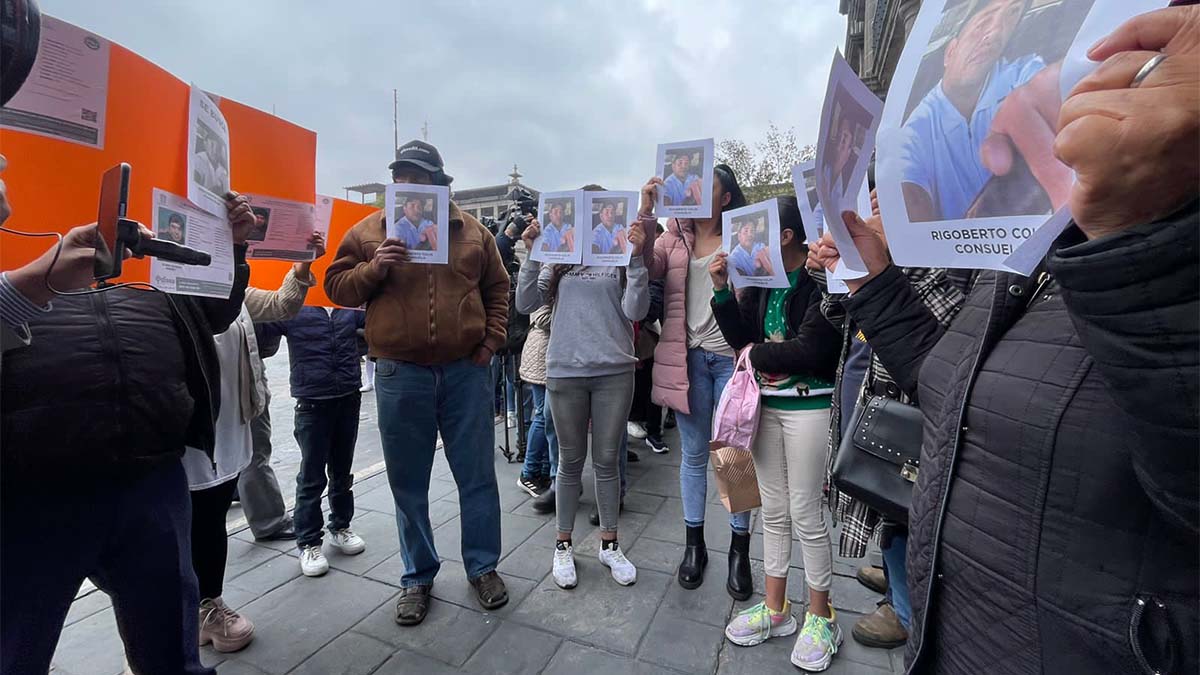 “Estamos desesperados”: familiares de polleros desaparecidos exigen justicia en Toluca