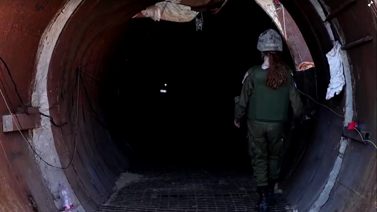 Tiene 4 kilómetros de largo: Israel revela gigante túnel usado por Hamás