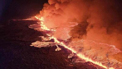 Erupción  en Islandia