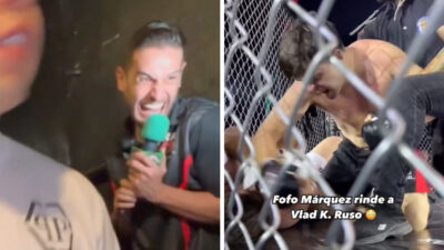 Fofo Márquez golpea a Adrián Marcelo y somete a Vladk Ruso