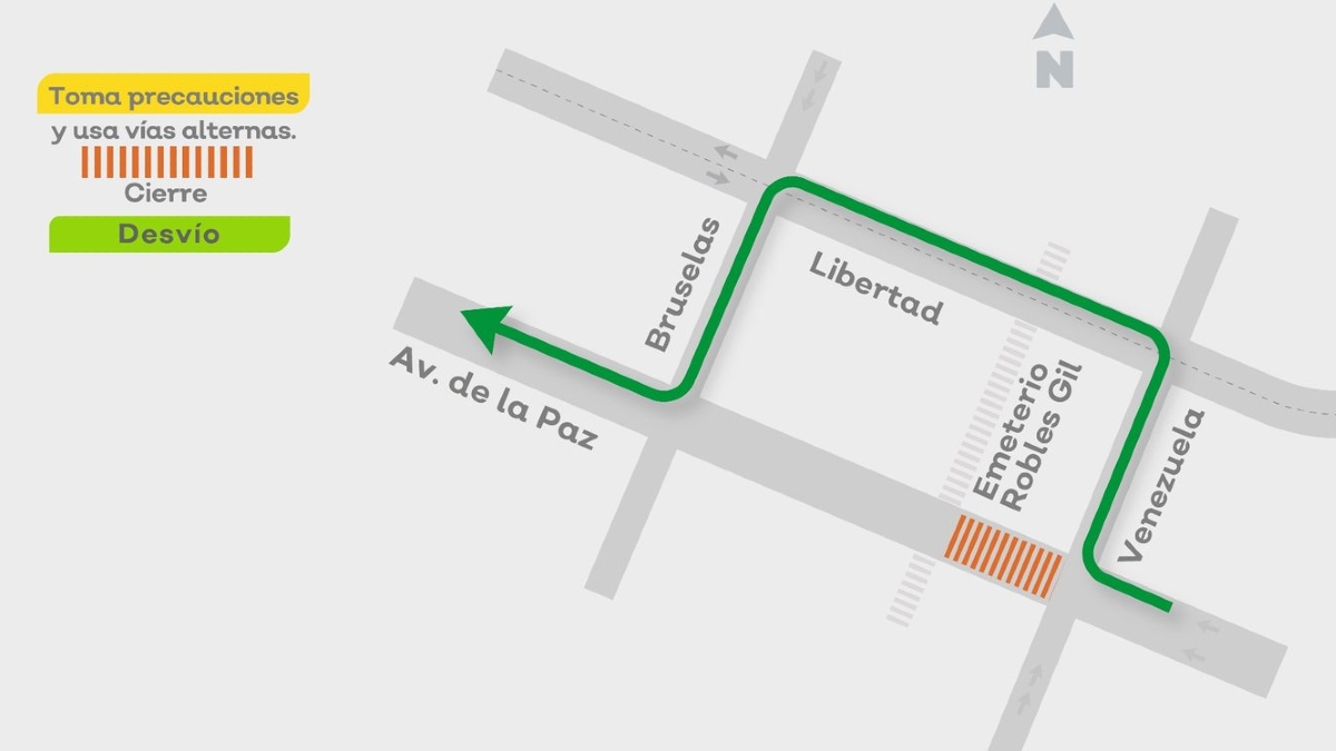 ¡Ojo, usuarios del transporte! Por obras en avenida de la Paz modifican recorridos de rutas en Guadalajara