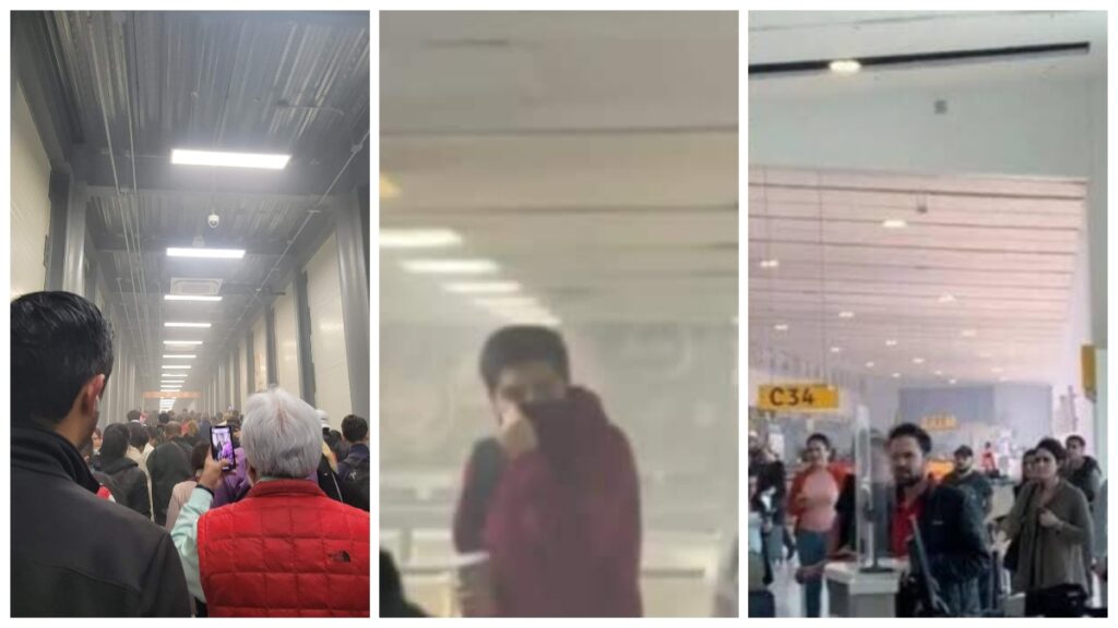 Se retrasan los vuelos: desalojan a pasajeros por incendio en el Aeropuerto de Monterrey