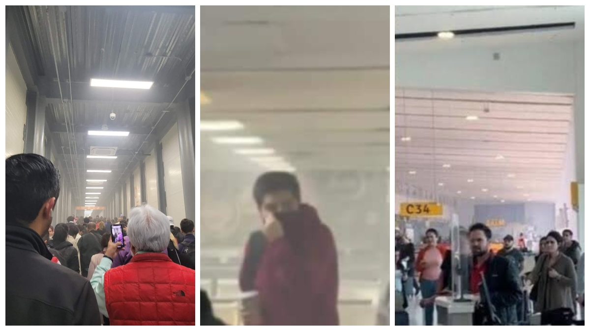 Se retrasan los vuelos: desalojan a pasajeros por incendio en Aeropuerto de Monterrey