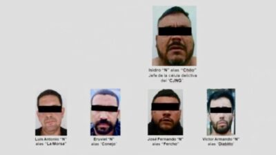 Jalisco: caen 5 del CJNG implicados en desaparición de jóvenes de Lagos de Moreno