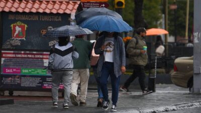 Lluvias y frío en gran parte de la Ciudad de México