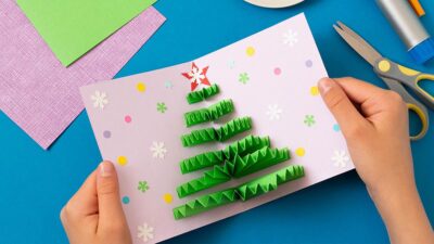 ¿Cómo hacer tarjetas de Navidad en casa?