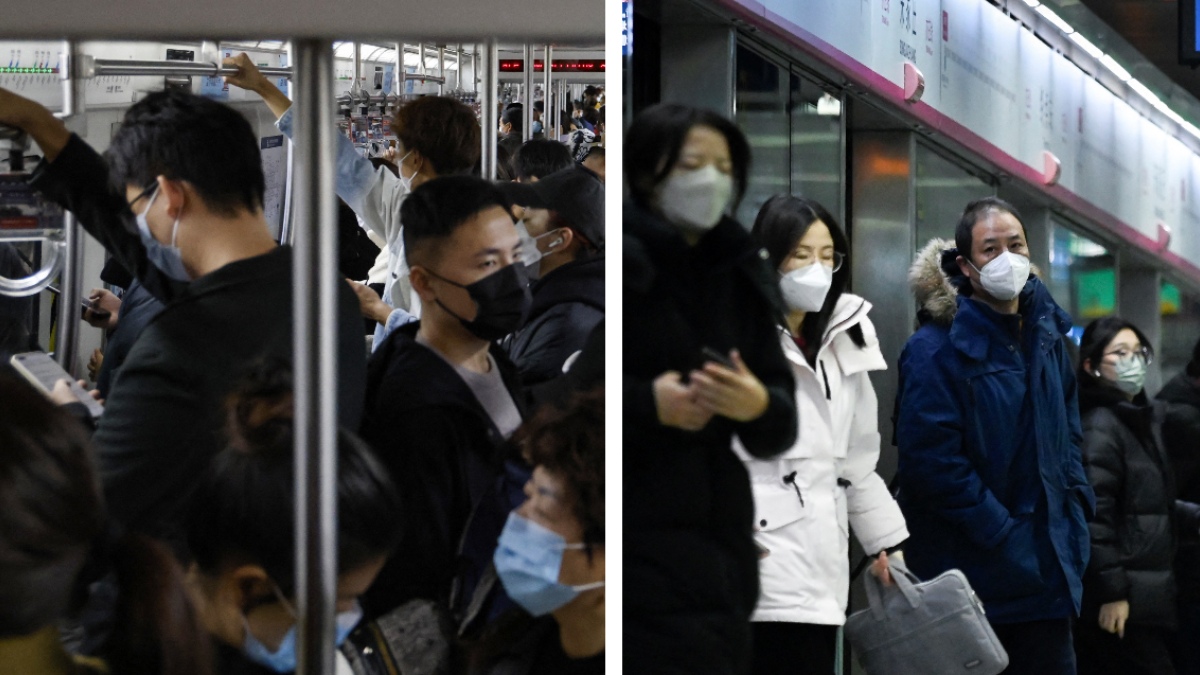 Escenas caóticas: Choque de metro en Beijing deja más de 100 heridos