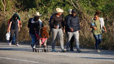Migrantes en camino
