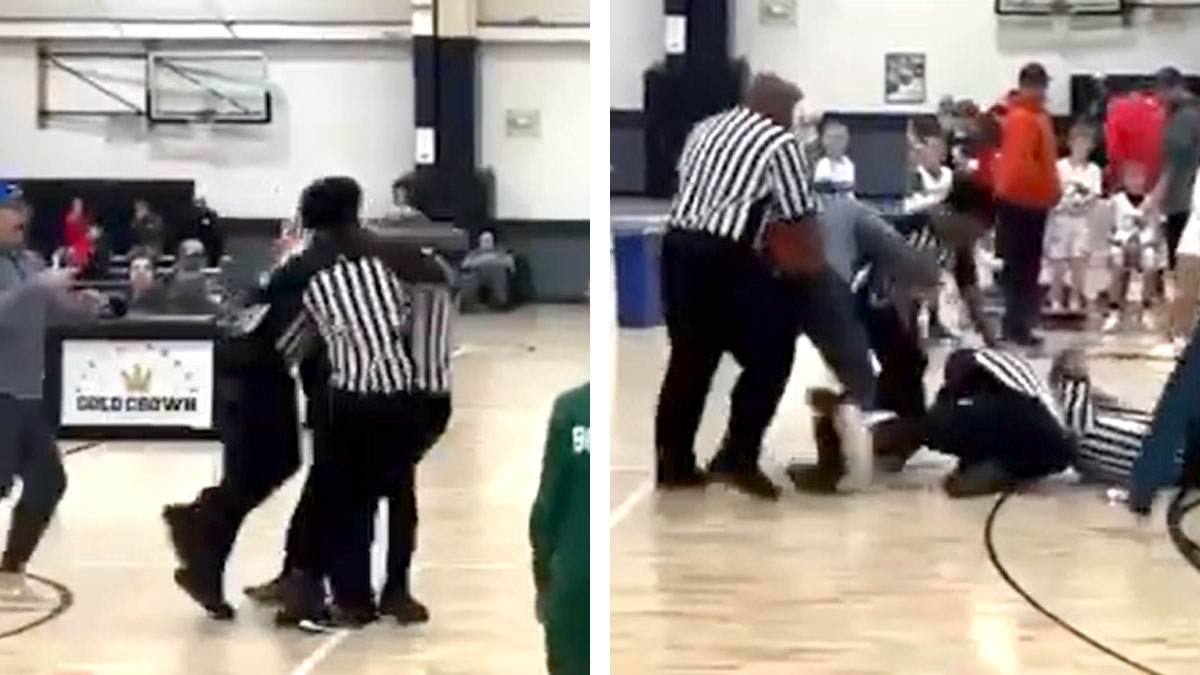 Se dan con todo, árbitros se pelean en un partido de basquetbol escolar en Colorado