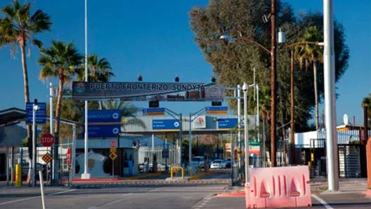 Hasta nuevo aviso: cierran puerto fronterizo en Sonora; esta es la razón