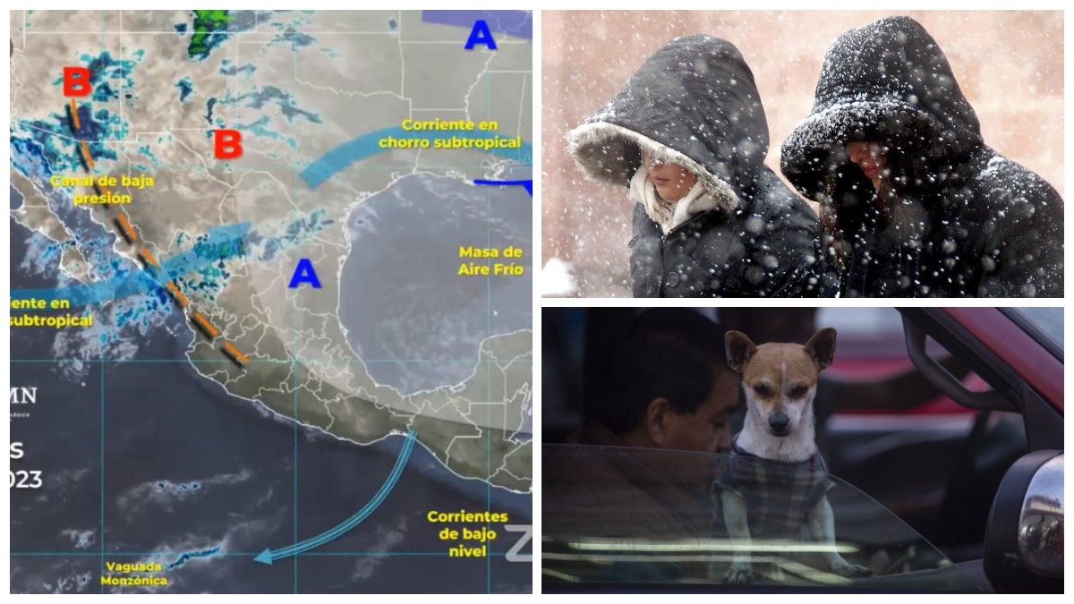 ¡Fin de semana congelado! Frente frío 19 y segunda tormenta invernal azotarán a México a partir del 22 de diciembre, advierte SMN