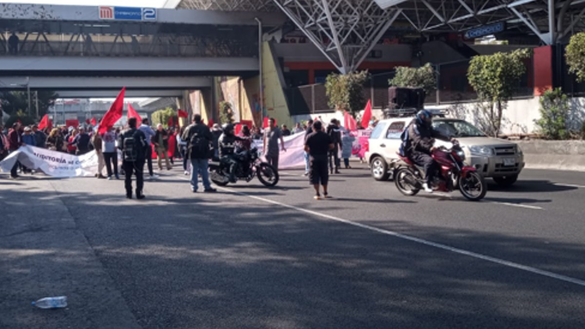 Trabajadores del Colegio de Bachilleres marchan de Tlalpan al Zócalo en CDMX; ve rutas alternas